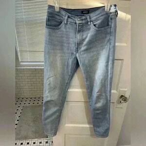 Express light wash blue jeans skinny midrise style size 10
